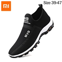 xiaomi summer mesh men shoes light sneakers men fashion casual walking shoes breathable slip on mens loafers zapatillas hombre