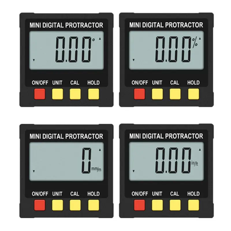 

Mini Magnetic Horizontal Angle Meter Digital Display Protractor Inclinometer Electronic Level Gauge