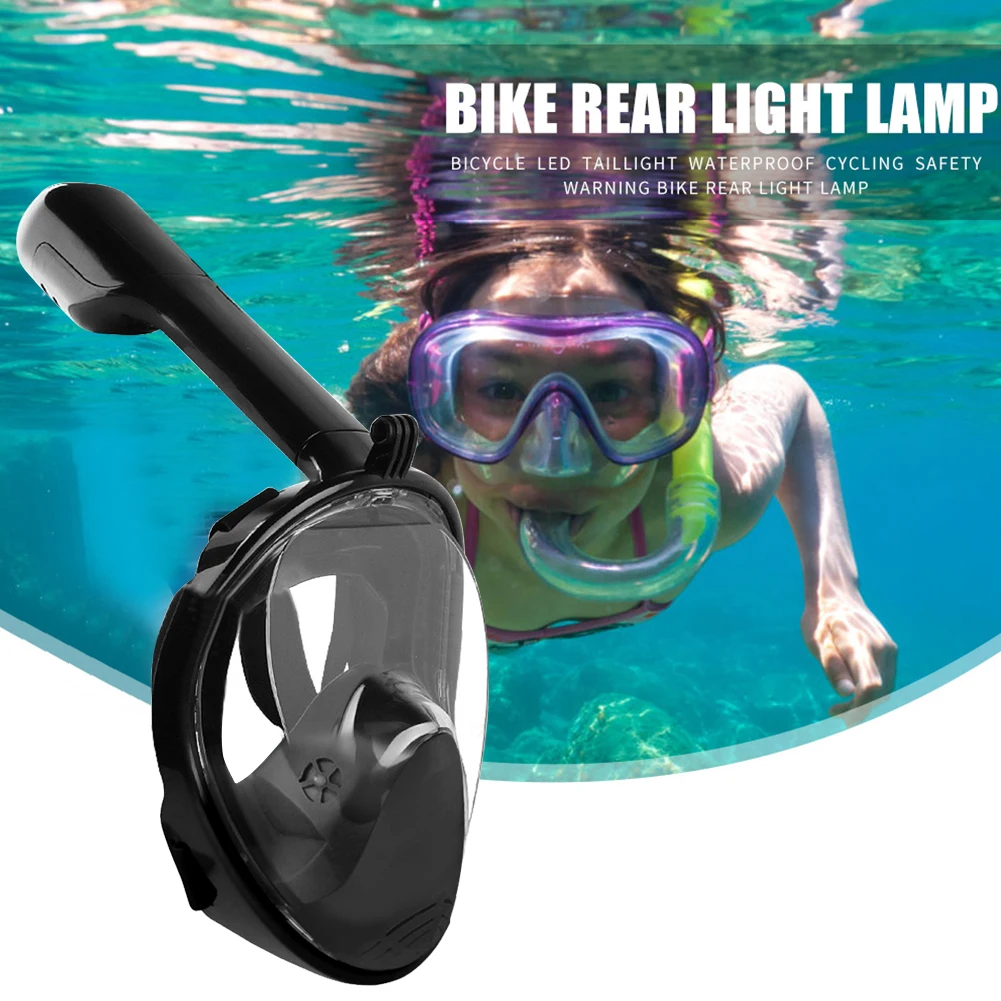 

Children Underwater Swimming Full Face Cover Scuba Diving Mask Anti Fog Goggles Respiratory Cover Safe Swimming Equipment