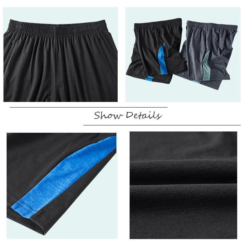 

Men's Shorts Summer Sports Breeches Cycling Running Trousers Large Size Men's Bottoms Eco-friendly Fabric Quick Drying Clothing