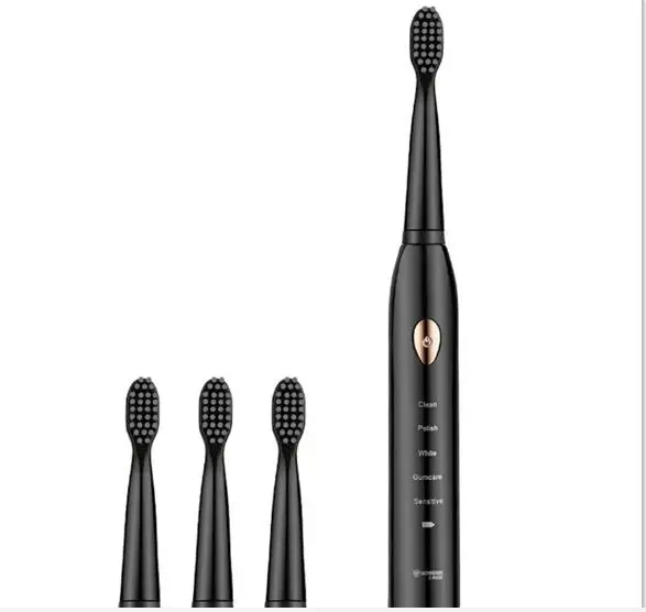 

Camfutr ультра sonic Sonic Электрический Зубная щётка USB зарядка Перезаряжаемые зубные щетки моющиеся электронный отбеливающая зубная щетка