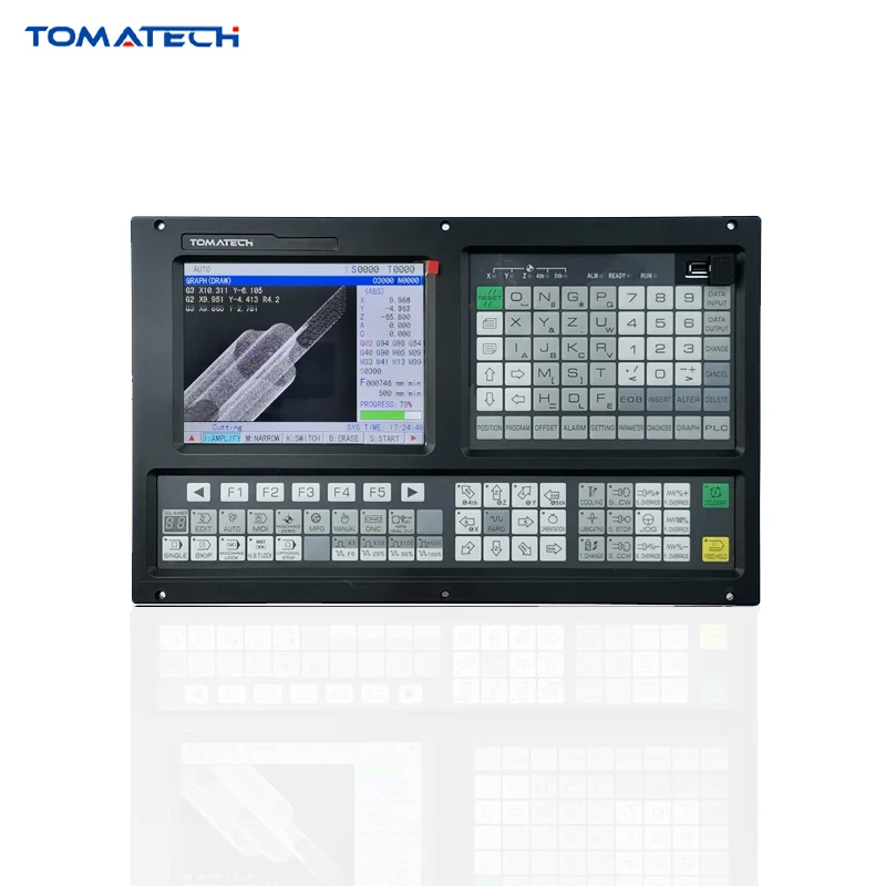 TOMATECH TAC2000M серии 8 дюймов Экран 3 оси ЧПУ контроллер для фрезерный центр машины -