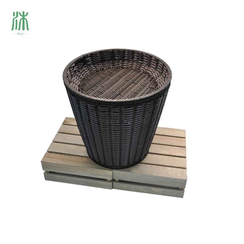 

Supermarket Fruit Pile Basket Imitation Rattan Vegetable Basket Fruit Display Shelf Basket Fruit Rack Tray Vegetable Pile Rack