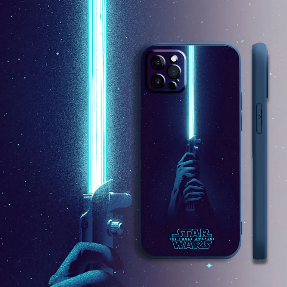 

Star Wars Luke Lightsaber Mobile Phone Case for iPhone 13 Pro Max Phone Cover 2021 New All-inclusive Protective Shell