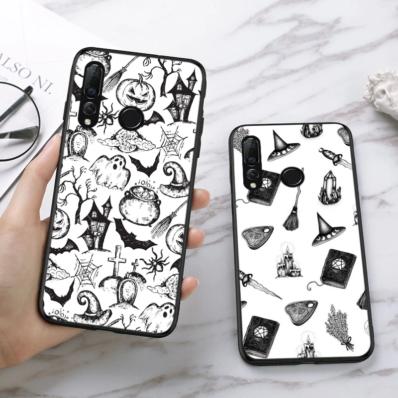 Специальный силиконовый чехол Girly Pastel Witch Goth для Huawei Nova Smart 2 Lite 2i 3 3i 4 4E 5 Pro 5i 5T |