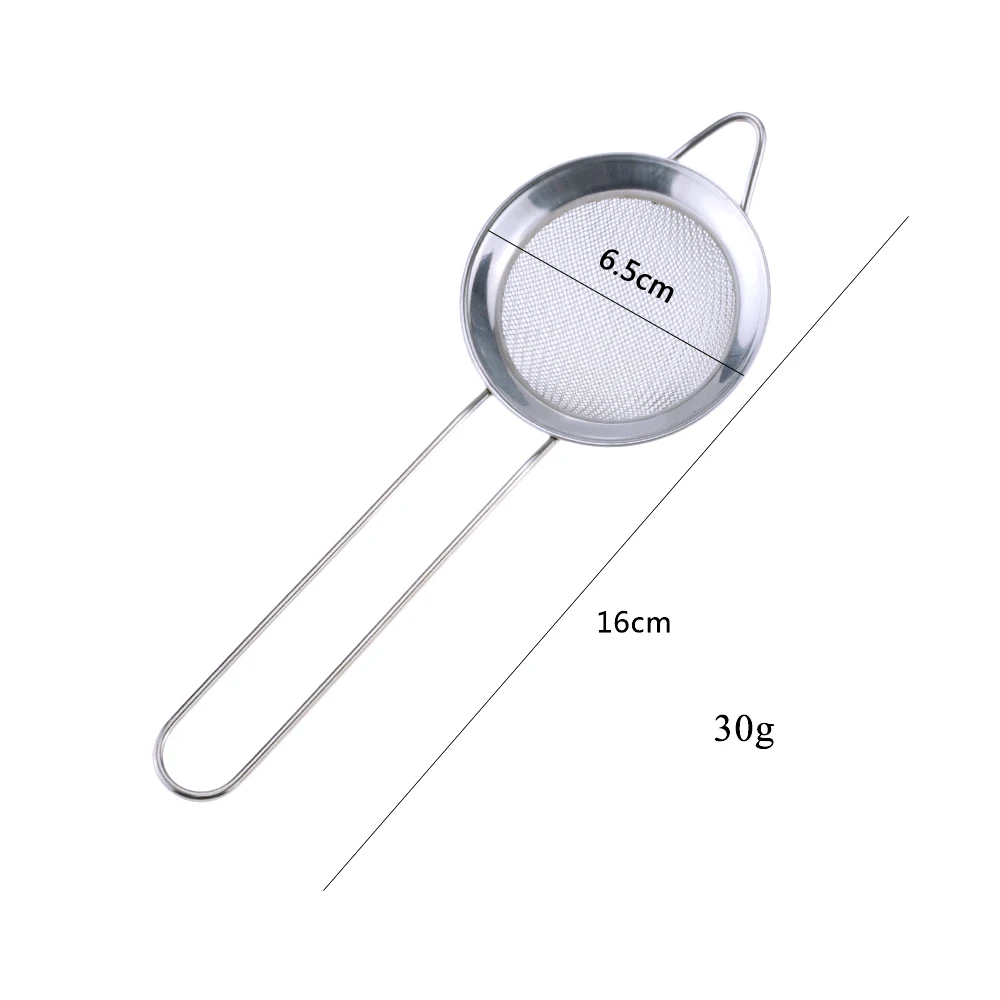 Сито для муки ручной сито из нержавеющей стали 1 шт.|Фильтры кофе| |