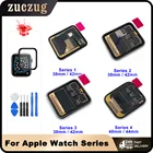 100% протестирован для Apple Watch Series 1 2 3 38 мм42 мм, ЖК-дисплей, сенсорный экран, дигитайзер для iWatch Series 4 40 мм44 мм