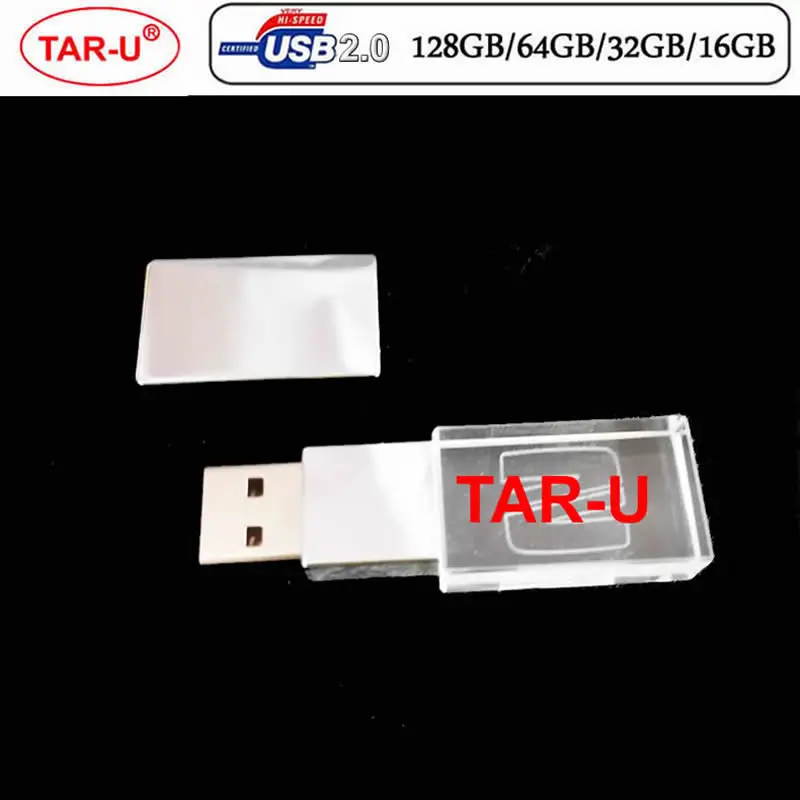 Креативный USB флеш-накопитель с синим кристаллом объемом 64 ГБ 32 зеленая Флешка