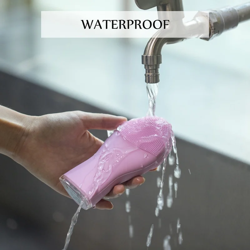 Силиконовая щетка для очищения лица ультразвуковые устройства массажа