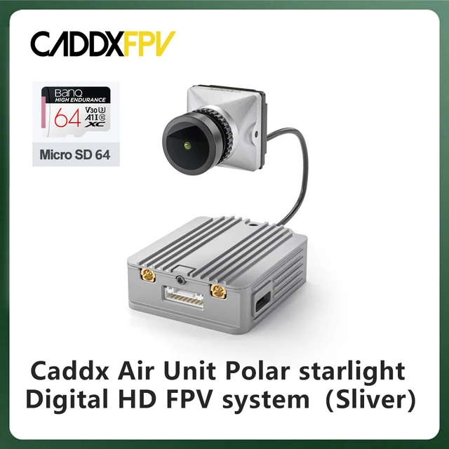 Caddx Polar Vista Kit Silver + 64GB SD card