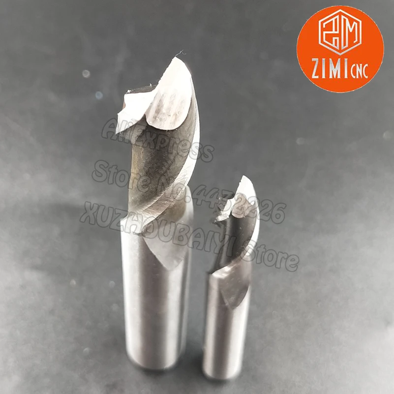 15 16 17 18 19 20mm Carbide End Mill White Steel Milling Cutter 2F End Milling Cutter Milling Attachment Metalworking Tool Set