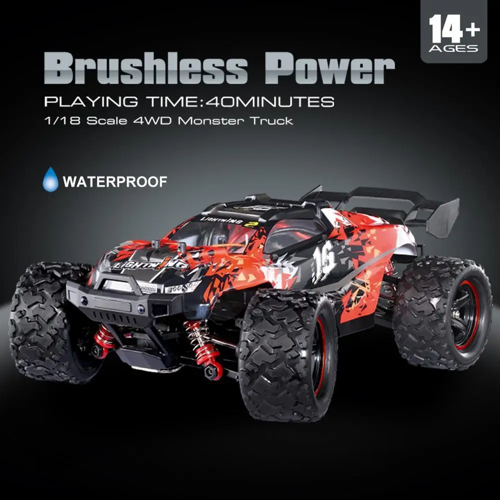 Полноразмерный бесщеточный автомобиль с дистанционным управлением из сплава