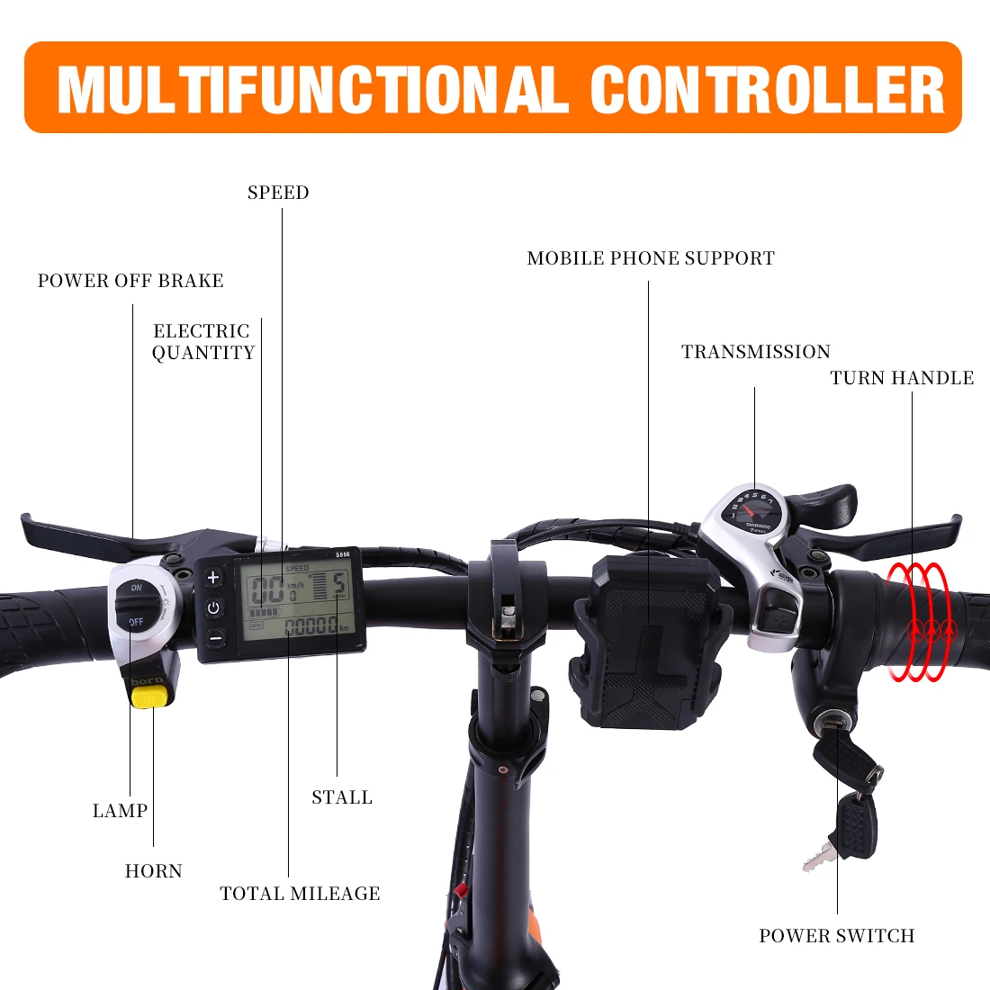 Verkauf Elektrische Bike 500W Stadt Bike Schnee Bike Elektro Fahrrad Klapp Ebike 20 Zoll 4,0 Fett Reifen Ebike 48V 12,8 Ah Lithium-Batterie