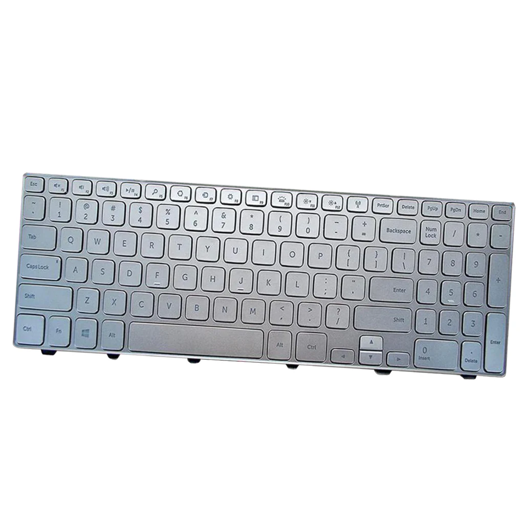Сменная английская клавиатура для ноутбука с подсветкой/подсветкой Dell Inspiron 15-7000