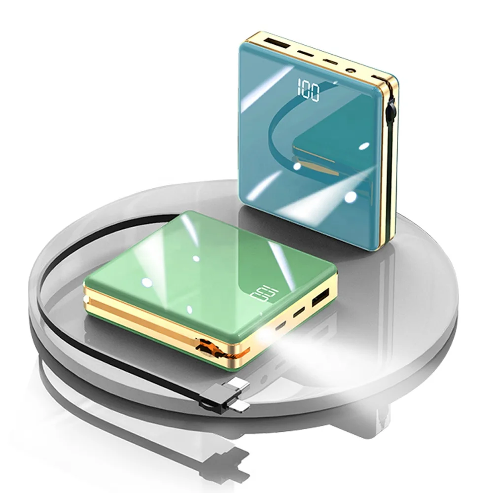 

Portable Trend 20000Mah Mini Rearview Mirror Power Bank 20000Mah Mobile Charger Power Bank