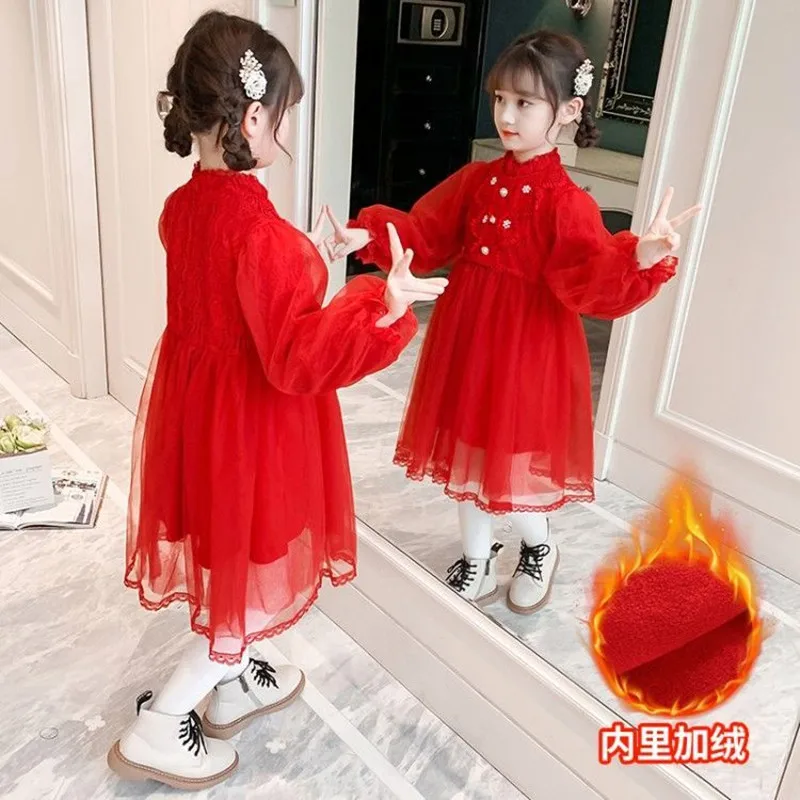 

Детская повседневная одежда 2022, костюм для девочек-подростков, Детские вечерние платья с оборками, детское платье принцессы на день рождени...