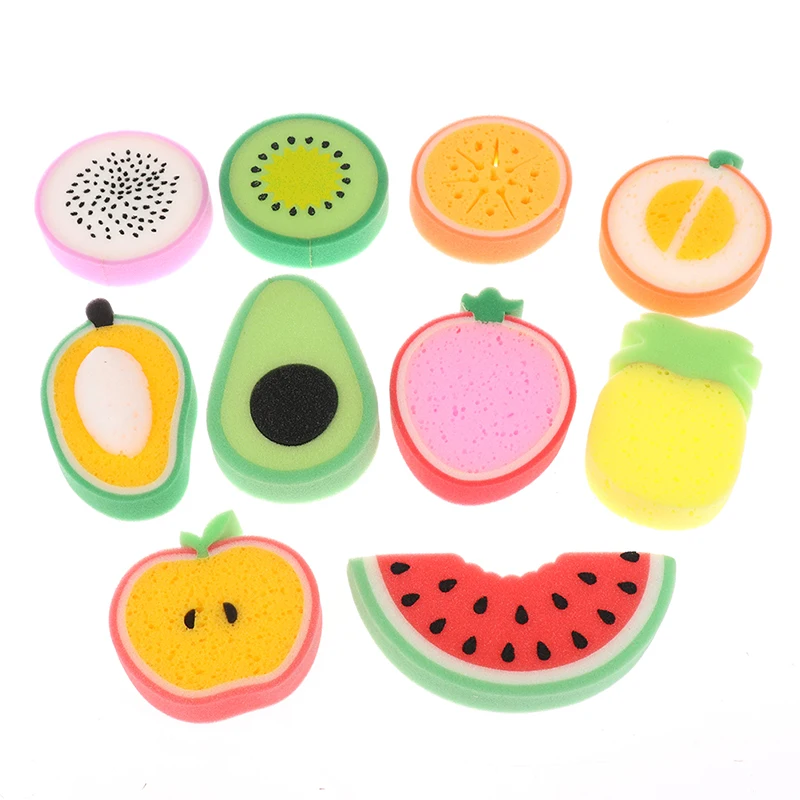 

Bath Sponge Fruit Shaped Cute Body Cleaning Sponge Cartoon Bath Sponge Bath The Bathroom Supplies Fruit Shape Sponge