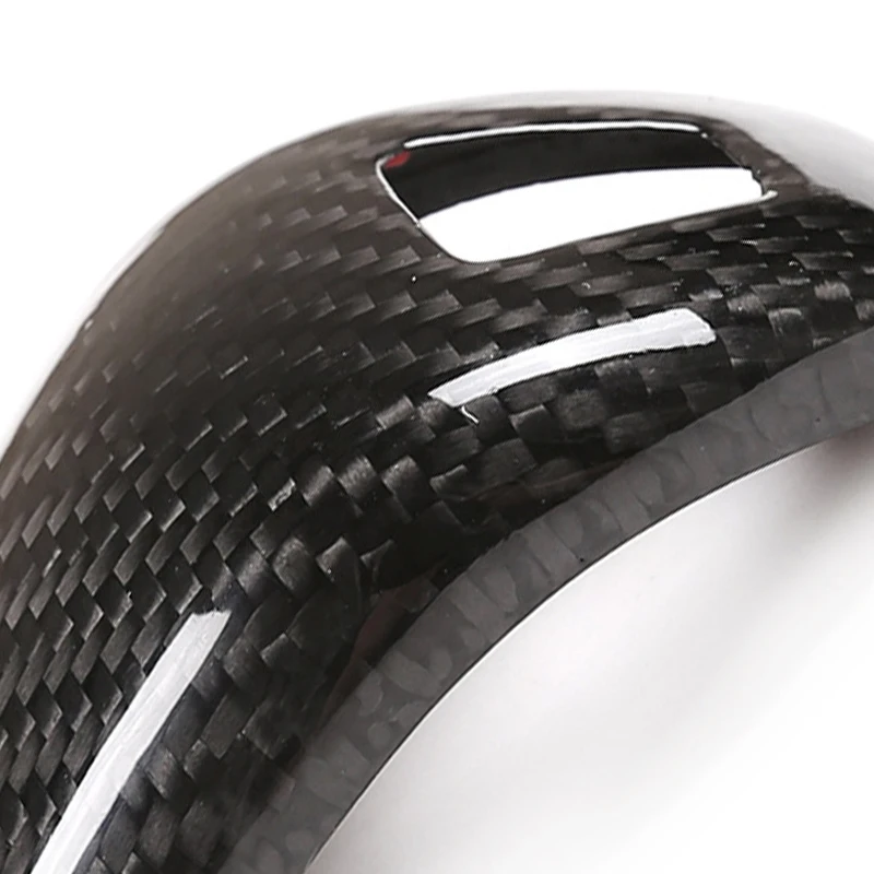 

Car Gear Shift Knob Decoration Cover Trim for Panamera 971 2018-2019 Carbon Fiber