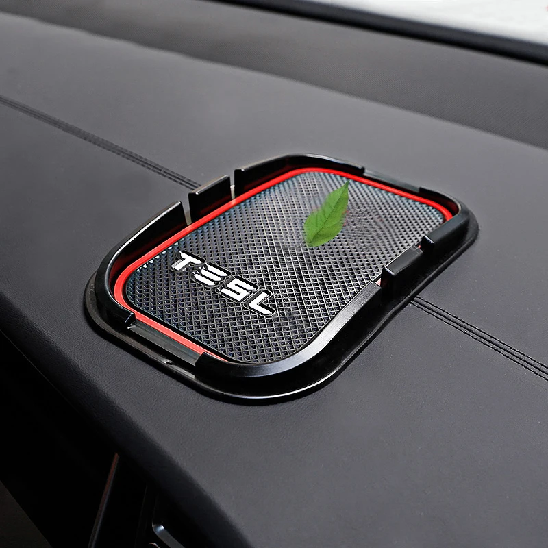 Подходит для Tesla модель 3 S X Мобильный Телефон Противоскользящий коврик инструмент панельный коврик навигационный кронштейн центральная консоль для хранения