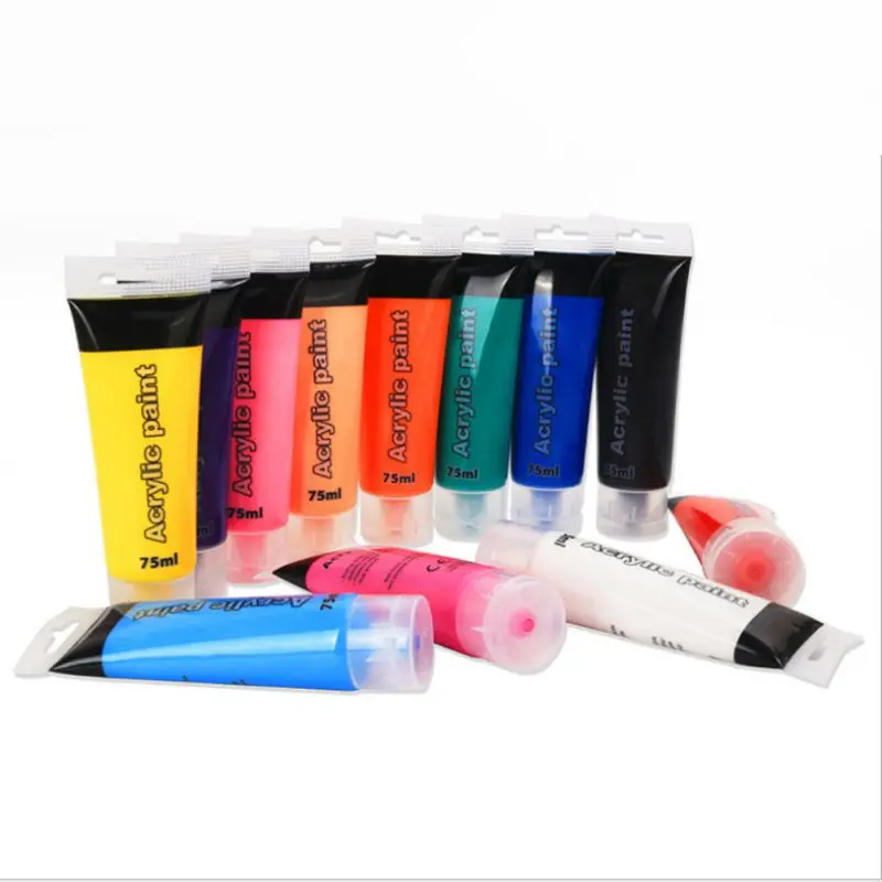 75 мл акриловый шланг краска для стен ткань одежды текстиль волокно ногтей