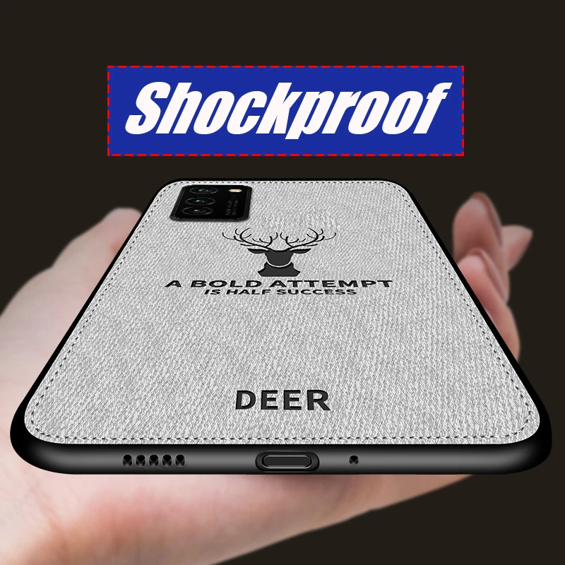 Note 20 8 9 10 S20 FE мягкая задняя крышка с оленем тканевые чехлы для телефонов Lite Ultra Samsung