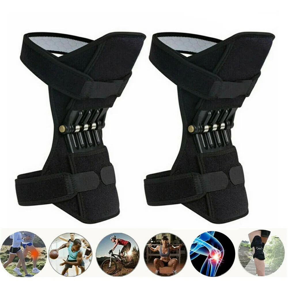 

Joint Support Knee Support Protector Powerful Rebound Spring Force Knee Booster Leg Protection Bracket Strength Lifting Joints