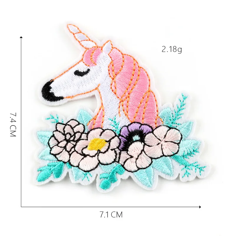 

12pc Unicorn Embroidery Badge Patch, Ironing Clothing Sewing Supplies Decoration Patch Clothing Backpack DIY Decoration