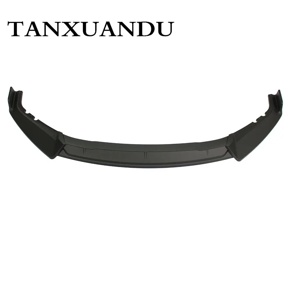 

Fit For HONDA CRV CR-V 2017-2019 SUV Front Bumper Lip Spoiler Splitter Wing 3 Segment Painted Gloss Black Factory Style