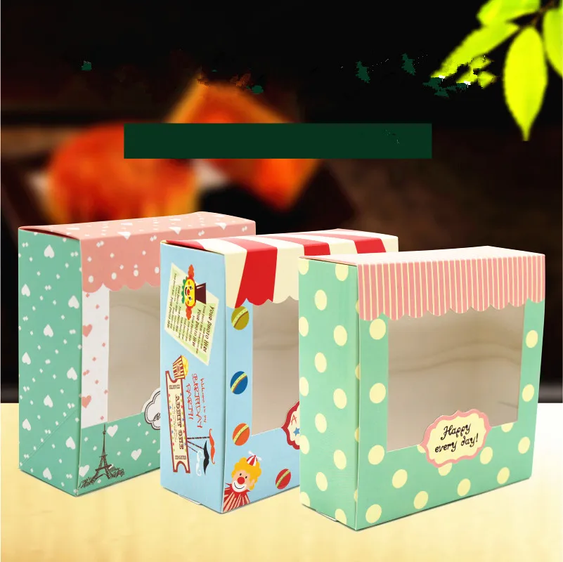 20 шт. высококачественные коробки для торта с принтом кексов маффинов муссов