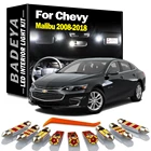 BADEYA Canbus для 2008-2017 2018 Chevrolet Chevy Malibu, автомобильные аксессуары, комплект светодиодного освещения для салона, Верхняя лампа багажника, карты, купольного номерного знака