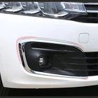 Наклейка на передние противотуманные фары для автомобилей Citroen Elysee C-Elysee 2017, 2 шт.