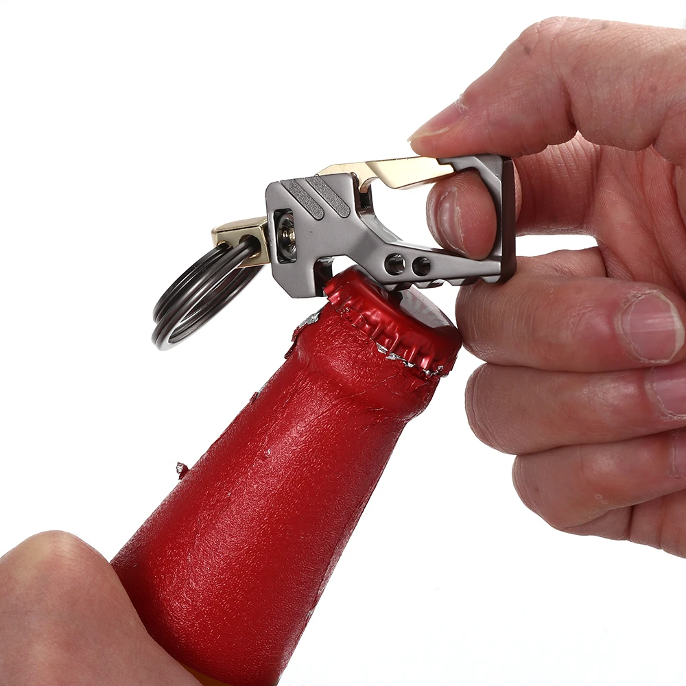 Новинка 1 шт. открывалка для бутылок пива мини брелок маленький инструмент