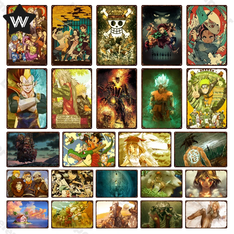 Винтажное украшение в стиле японского аниме яркий знак ретро лидер продаж