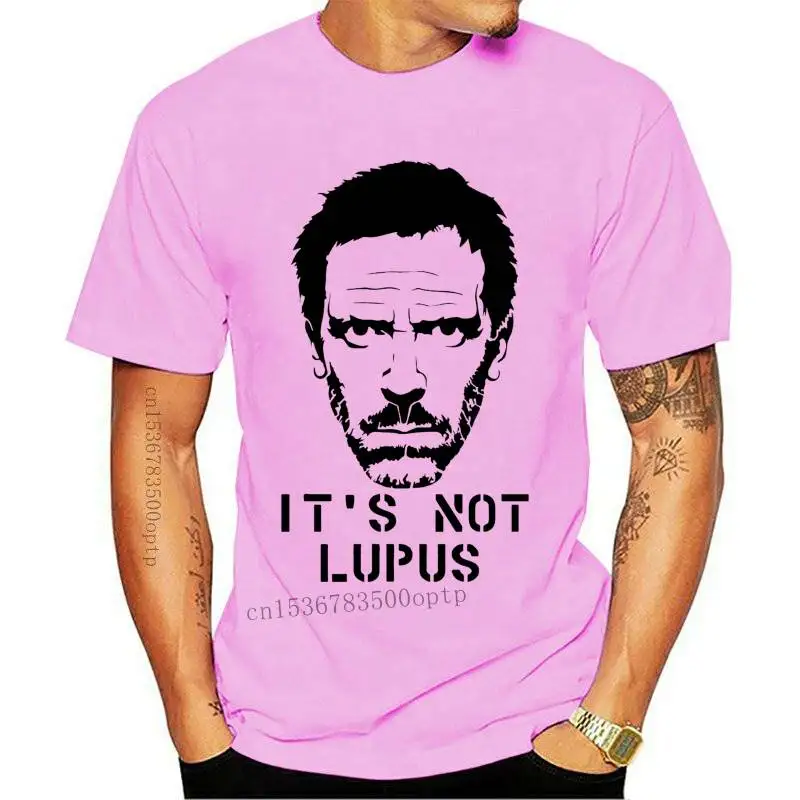 

It Not Lupus Hugh Laurie T Shirt Funny Tv Show Doctor House M D Grey White Cool Casual Pride T Shirt Men Unisex Fashion