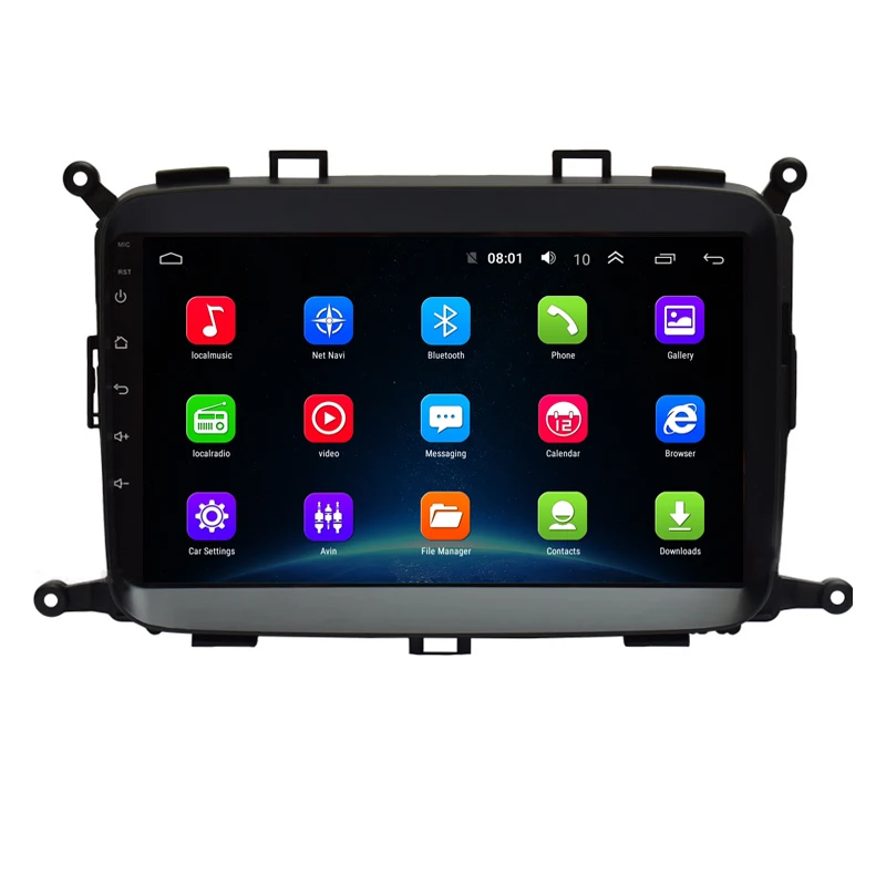 " Android 9,1 автомобильный DVD видео плеер gps для kia Carens 2012 2013 до радио аудио стерео навигация с bluetooth