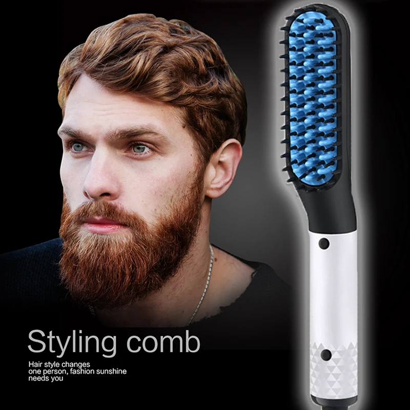Расческа для выпрямления бороды Мужская профессиональная расческа расчесывания