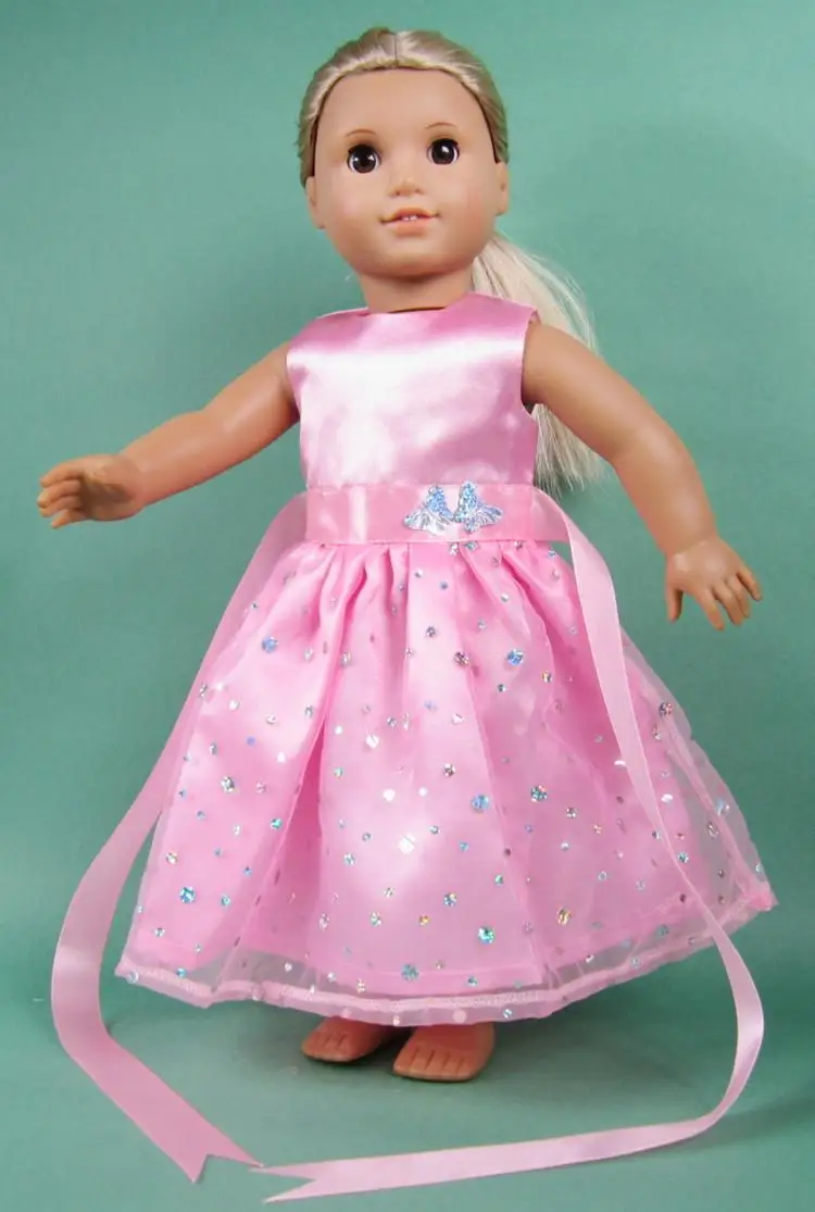 Тс для KidsDoll платье Свадебная вечеринка кукол 18 дюймов американская кукла и 43 см