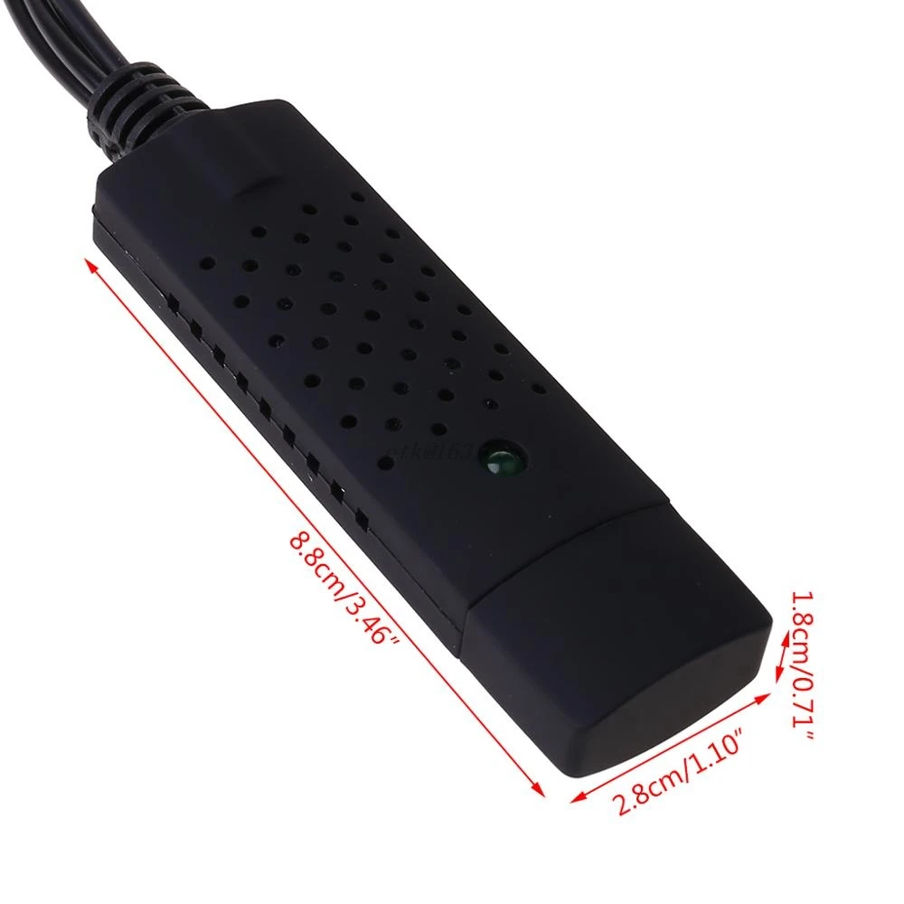 Новая карта видеозахвата USB 2 0 адаптер для видеозаписи ТВ DVD VHS DVR конвертер ПК CC