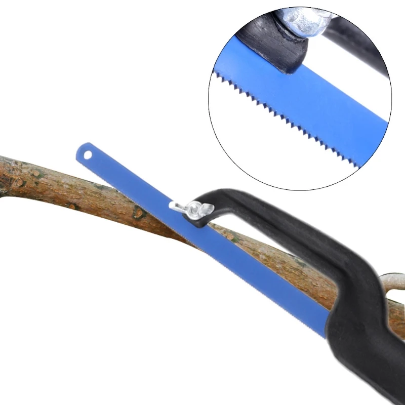 

Blue 10"/12" X24T Teeth Hacksaw Saw 50# Steel Metalworking Blades For Metal Cut