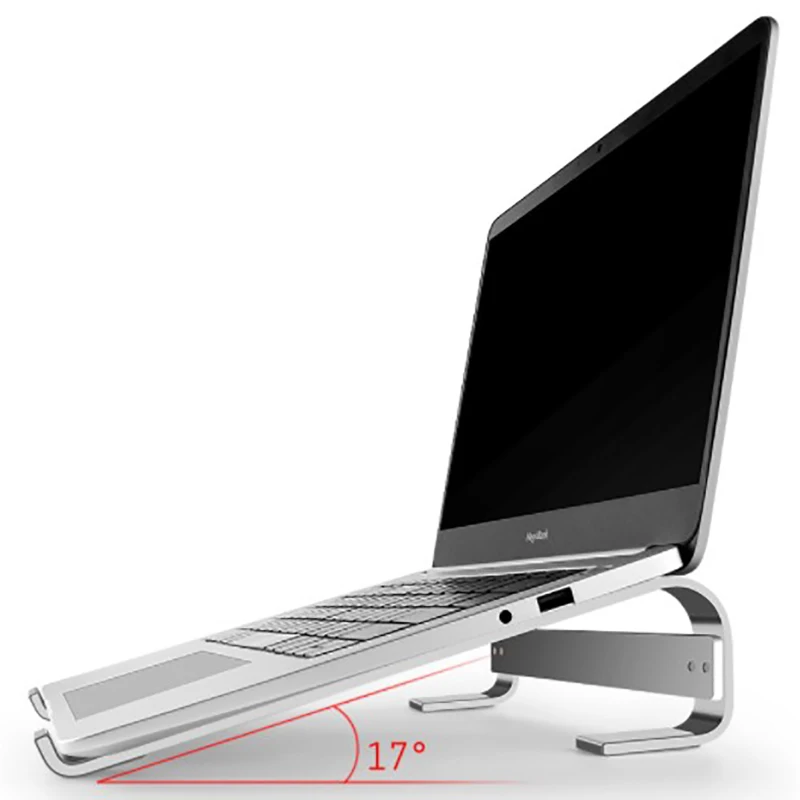 Notebook Holder Cooler Laptop Accessories Aluminum Alloy Laptop Stand Holder Non-Slip Notebook Desk Support Bracket Riser