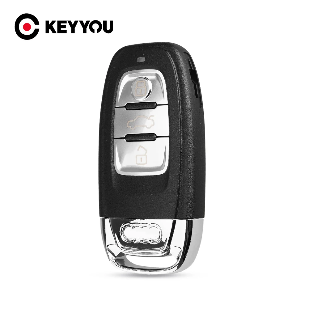 Пульт дистанционного управления KEYYOU 3 кнопки для Audi A4l A3 A4 A5 A6 A8 Quattro Q5 Q7 HU66 Blade|Ключ