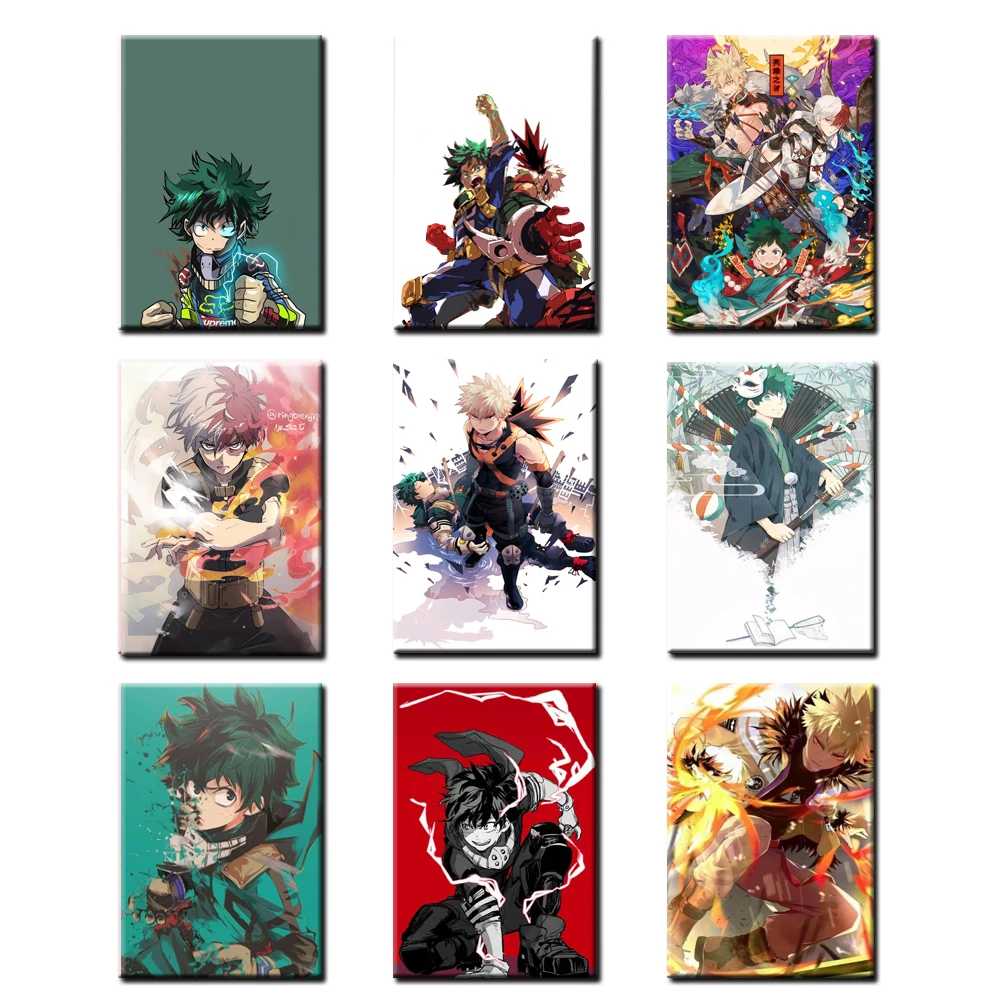 

Nordic Style Canvas Painting Print Anime My Hero Academia Home Decor Wall Art Picture For Living Room Modular Poster