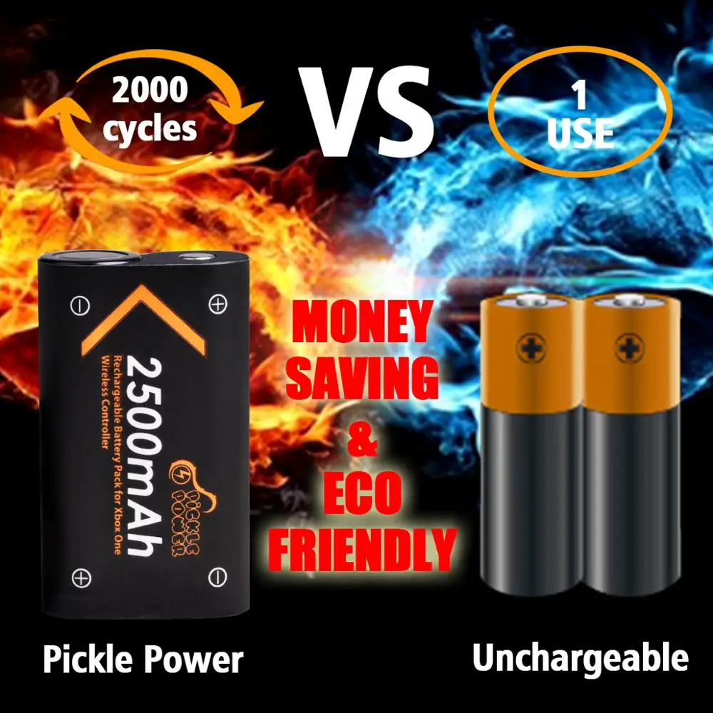 1 Сменный аккумулятор для Xbox One 2500 мАч + зарядное устройство с двумя USB и ЖК