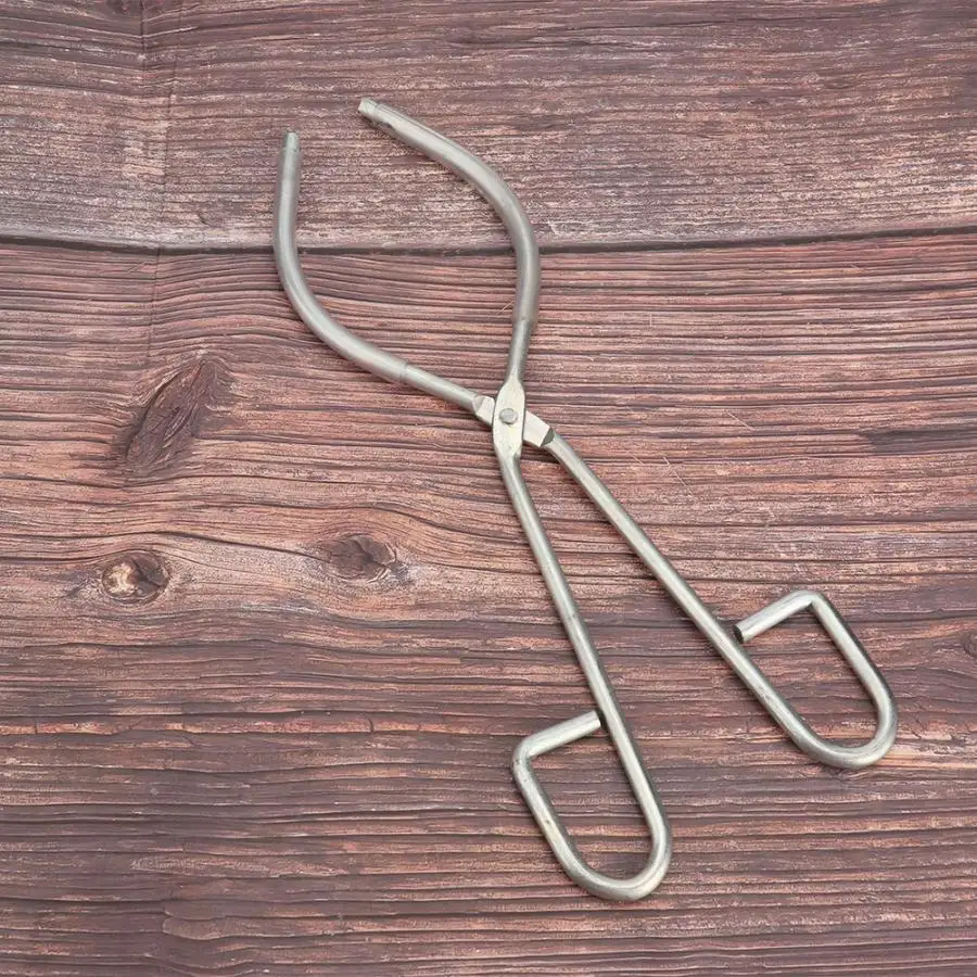 30 см Высококачественный тигель из нержавеющей стали зажим для рук Клещи зажима