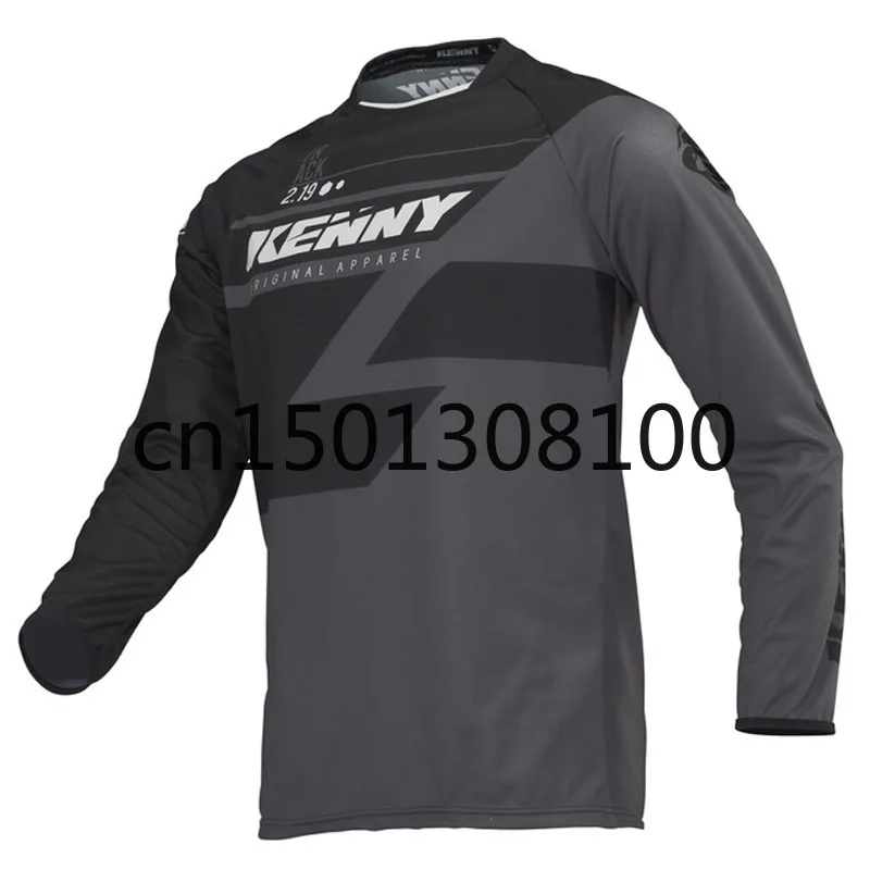 

NEW 2021 Quick dry Kenny Moto Jersey MX bike Bike Motocross Jersey BMX DH MTB T Shirt Clothes Long Sleeve MTB Breathable Shirt