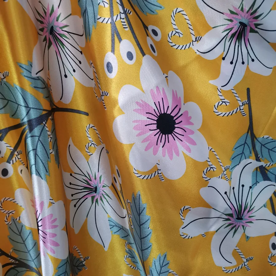 Новый атласный мягкий материал для шармёза подкладка сделай сам глянцевая