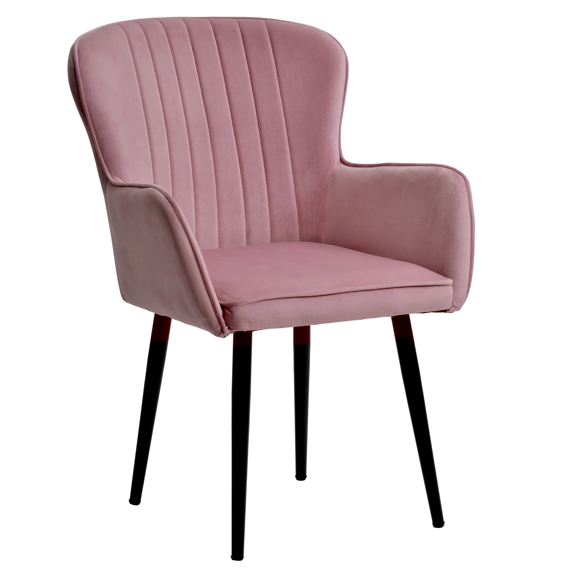 Кухонный Розовый бархатный обеденный стул для отдыха гостиная спальня угловая