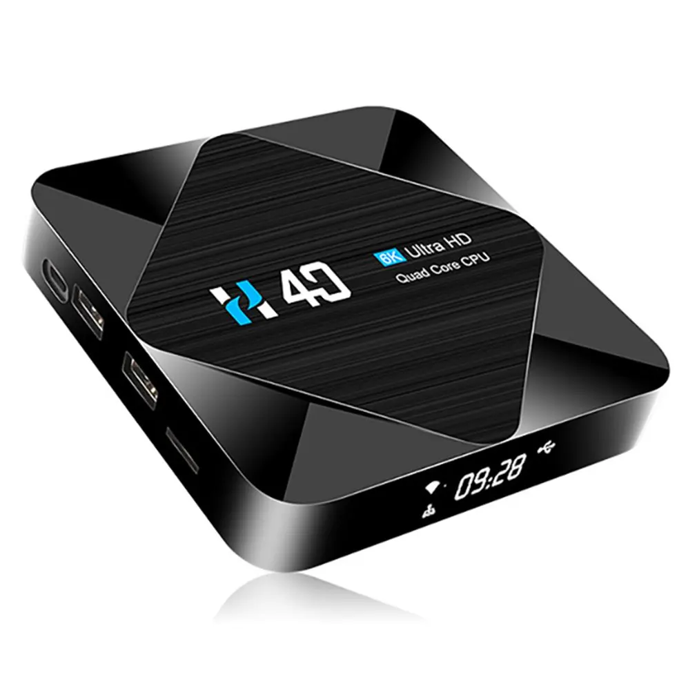 

H40 Smart TV Box 2GB RAM 16GB ROM 6K Video H.265 3D 2.4G 5GHz Wifi Tv Box Multimedia Player With Reliable Network