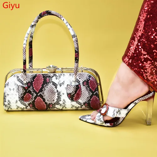 Doershow красивые африканские туфли и сумочки подходящий набор/горячая Распродажа