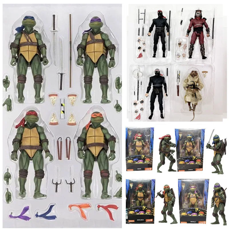 Фигурка Черепахи NECA Рафаэль Леонардо Микеланджело Донателло экшн-фигурка